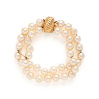 Cultured Pearl Necklace and Bracelet