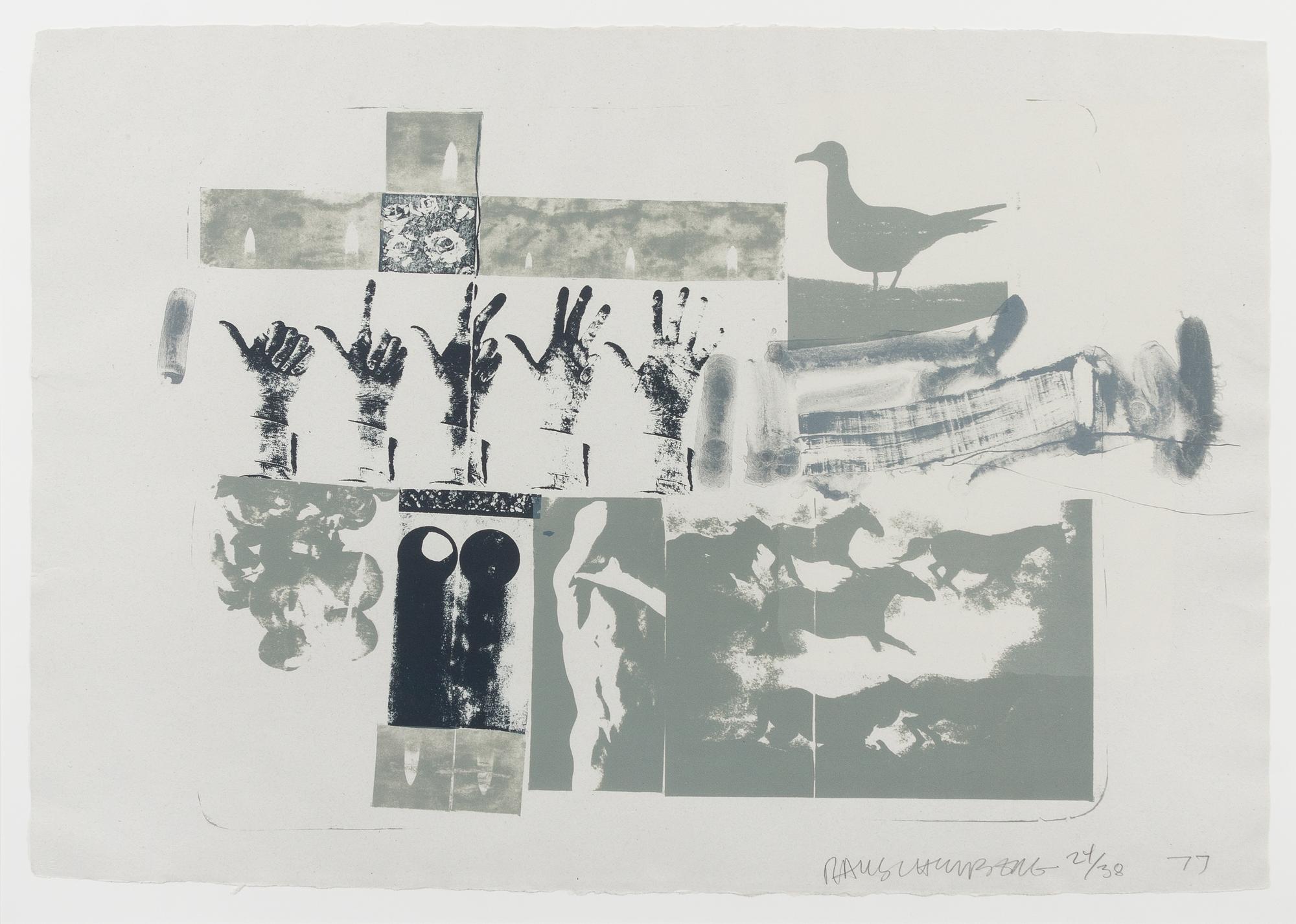Robert Rauschenberg, (American, 1925-2008), Prophecy (from Romances), 1977