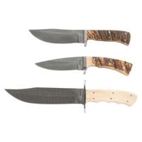 Lot of Three Gerome Weinand Damascus Steel Knives