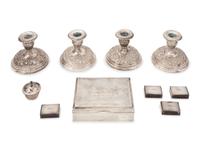 A Group of American Silver Table Articles