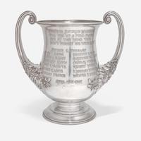 An Impressive Sterling Presentation Wine Cooler J.E. Caldwell & Co., Philadelphia, PA, Dated "1907"