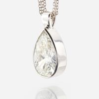 A diamond pendant
