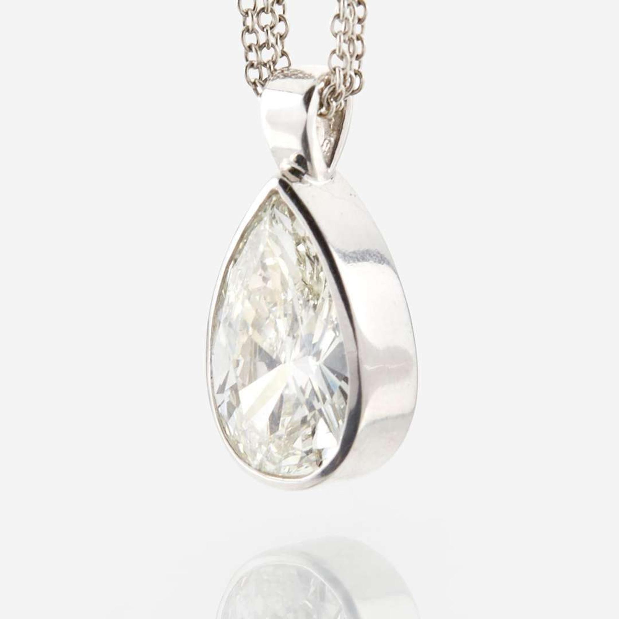 A diamond pendant