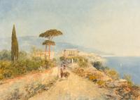 Karl Wagner, (German, 1839 - 1923), Along the Coast