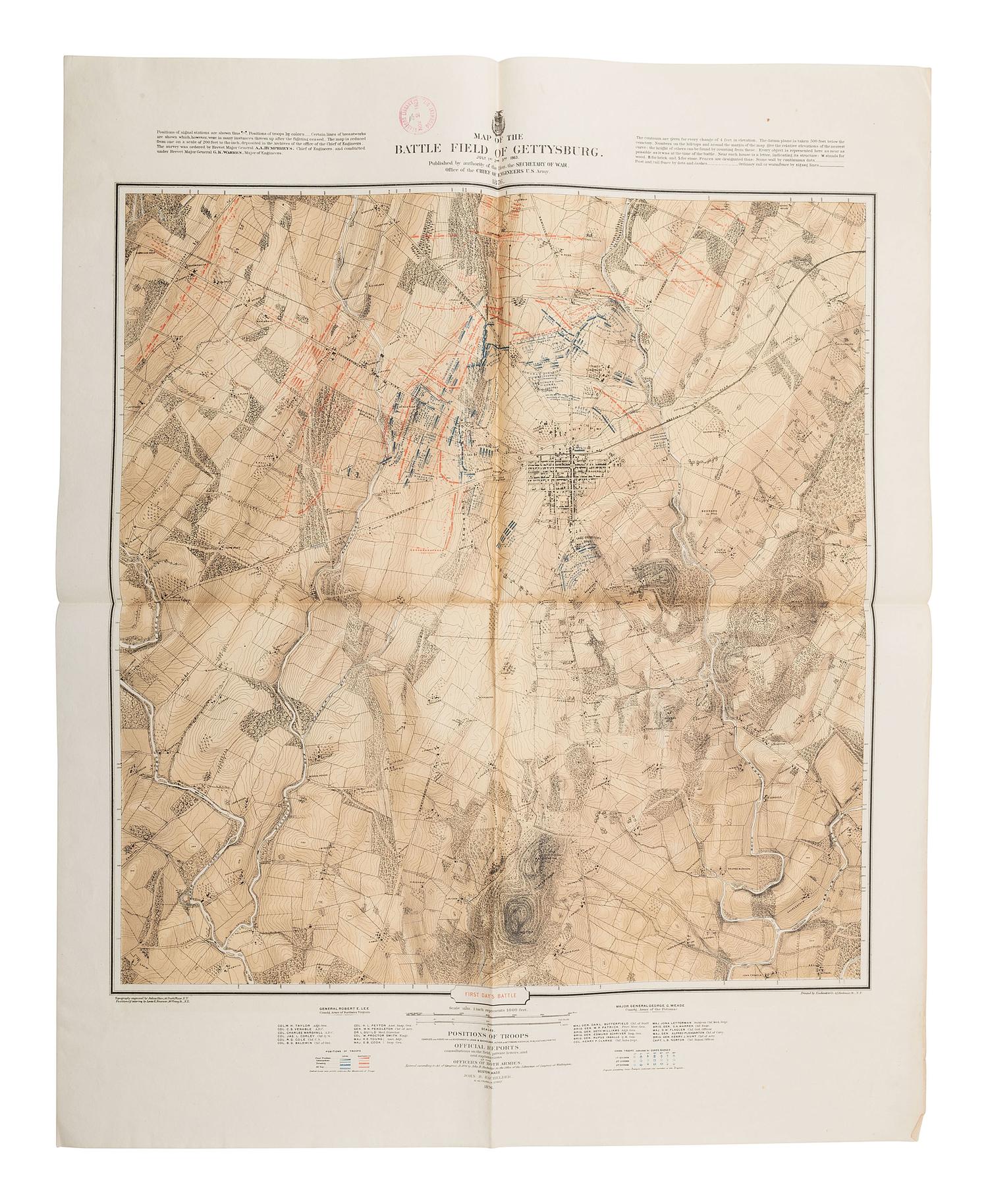 [CIVIL WAR]. A collection of more than 50 Civil War maps published ca 1860s-1870s.