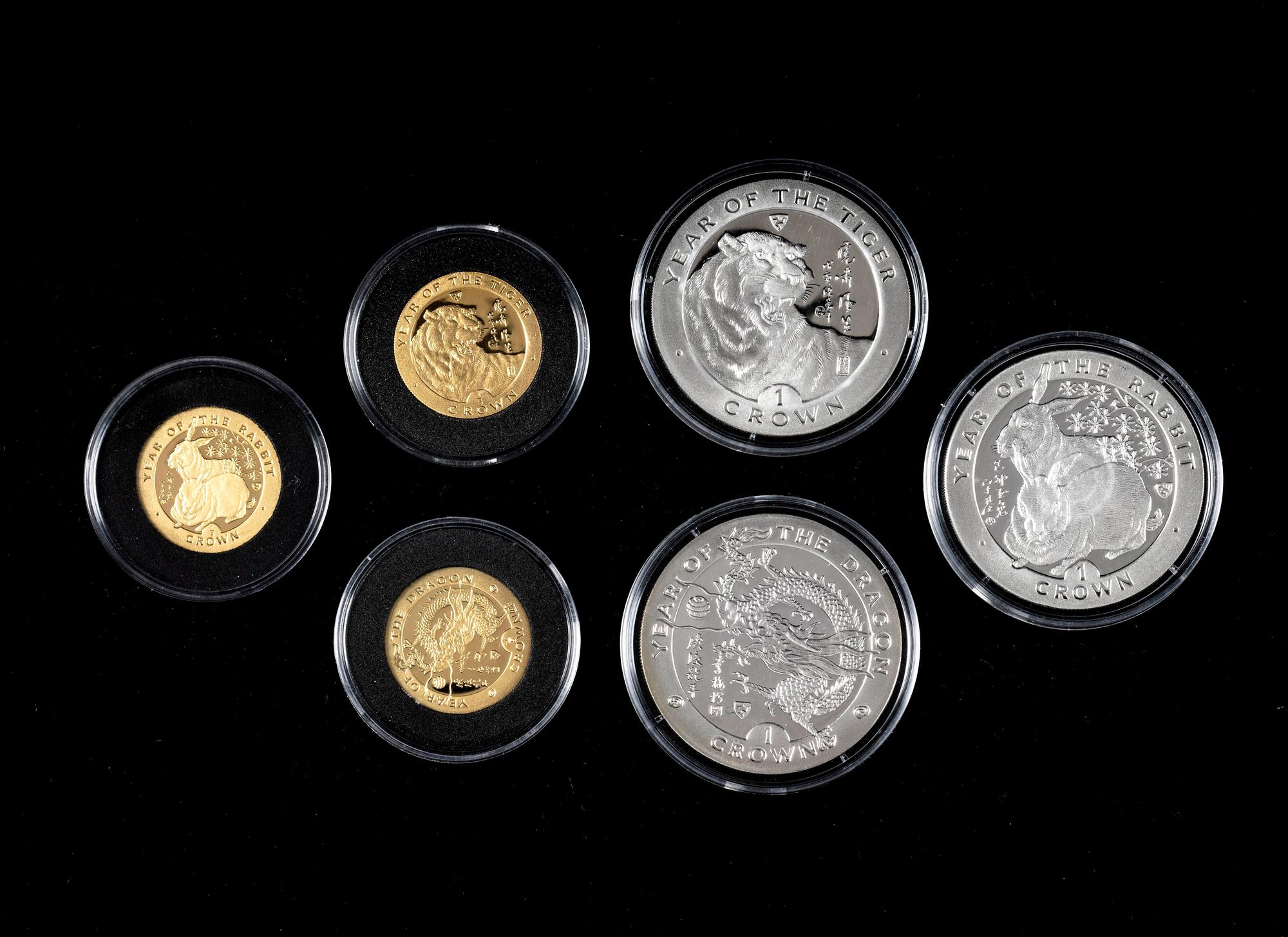 [POBJOY MINT] Three Lunar New Year Gold and Silver Two-Coin Proof Sets