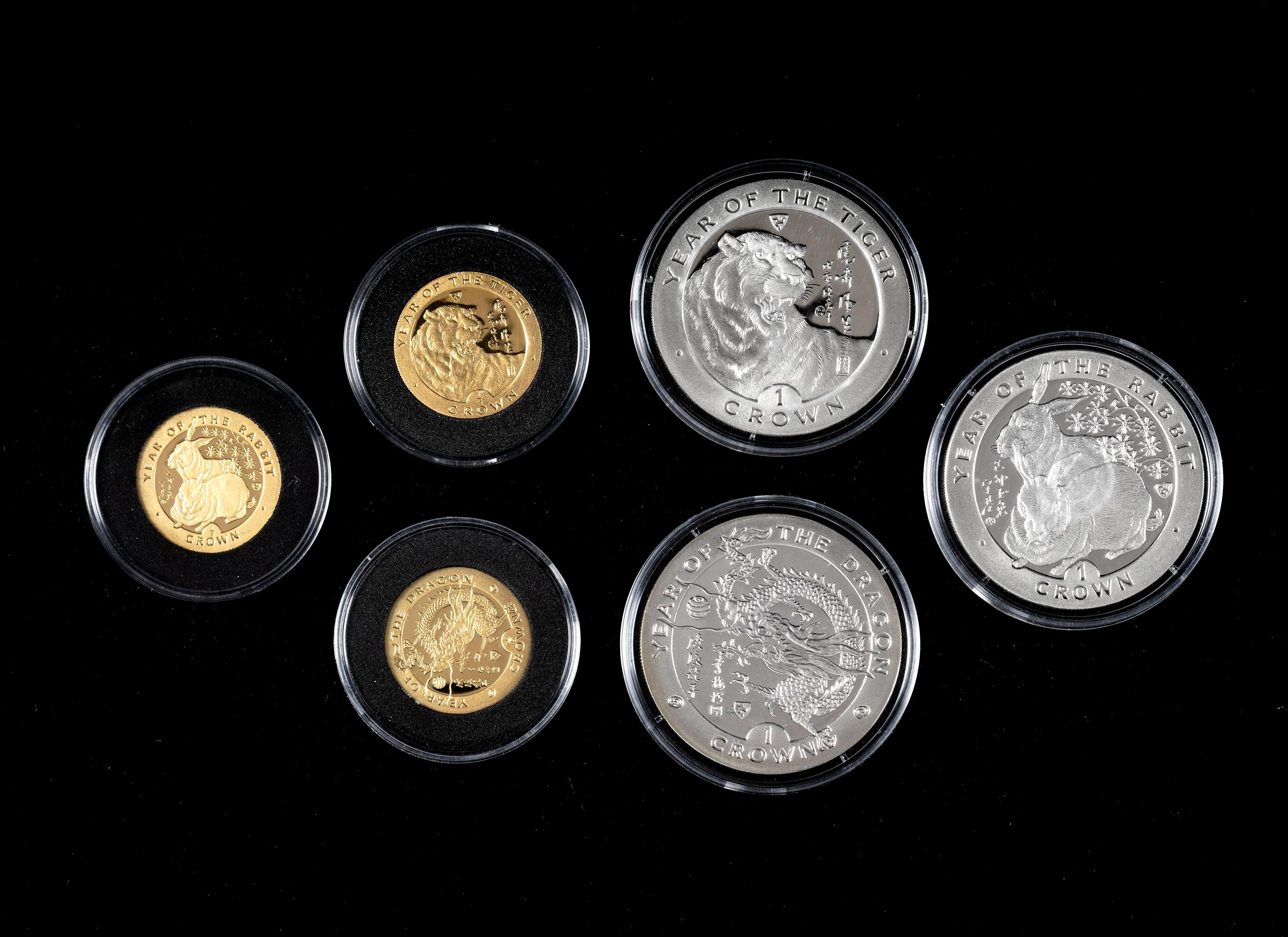 [POBJOY MINT] Three Lunar New Year Gold and Silver Two-Coin Proof Sets