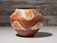 Zia Four-Color Pottery Jar