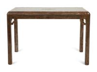 A Mid-Century Modern Silver Gilt Leaf Coffee Table Attributed to Max Kuehne — MID-2OTH CENTURY
