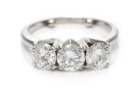 A White Gold and Diamond Ring, 2.30 dwts.