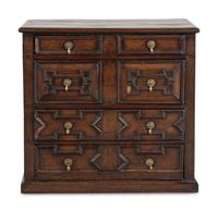 A Charles II Oak Chest of Drawers