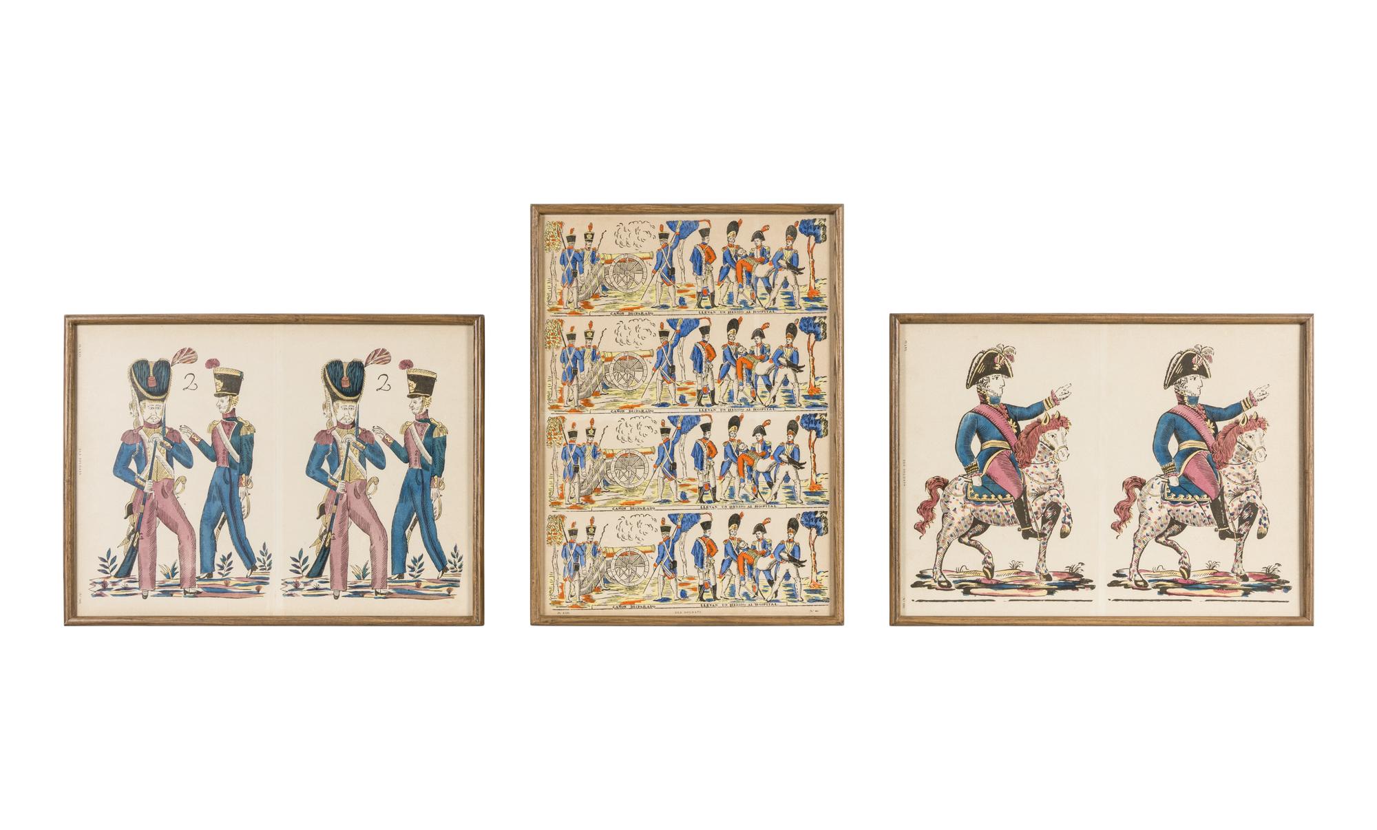A Set of Six Prints of the Spanish Imperial Army