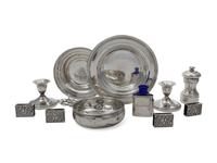 A Collection of Eleven American Silver Table Articles — Various makers, 20th Century