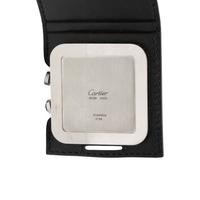 CARTIER, STAINLESS STEEL 'SANTOS' TRAVEL ALARM CLOCK