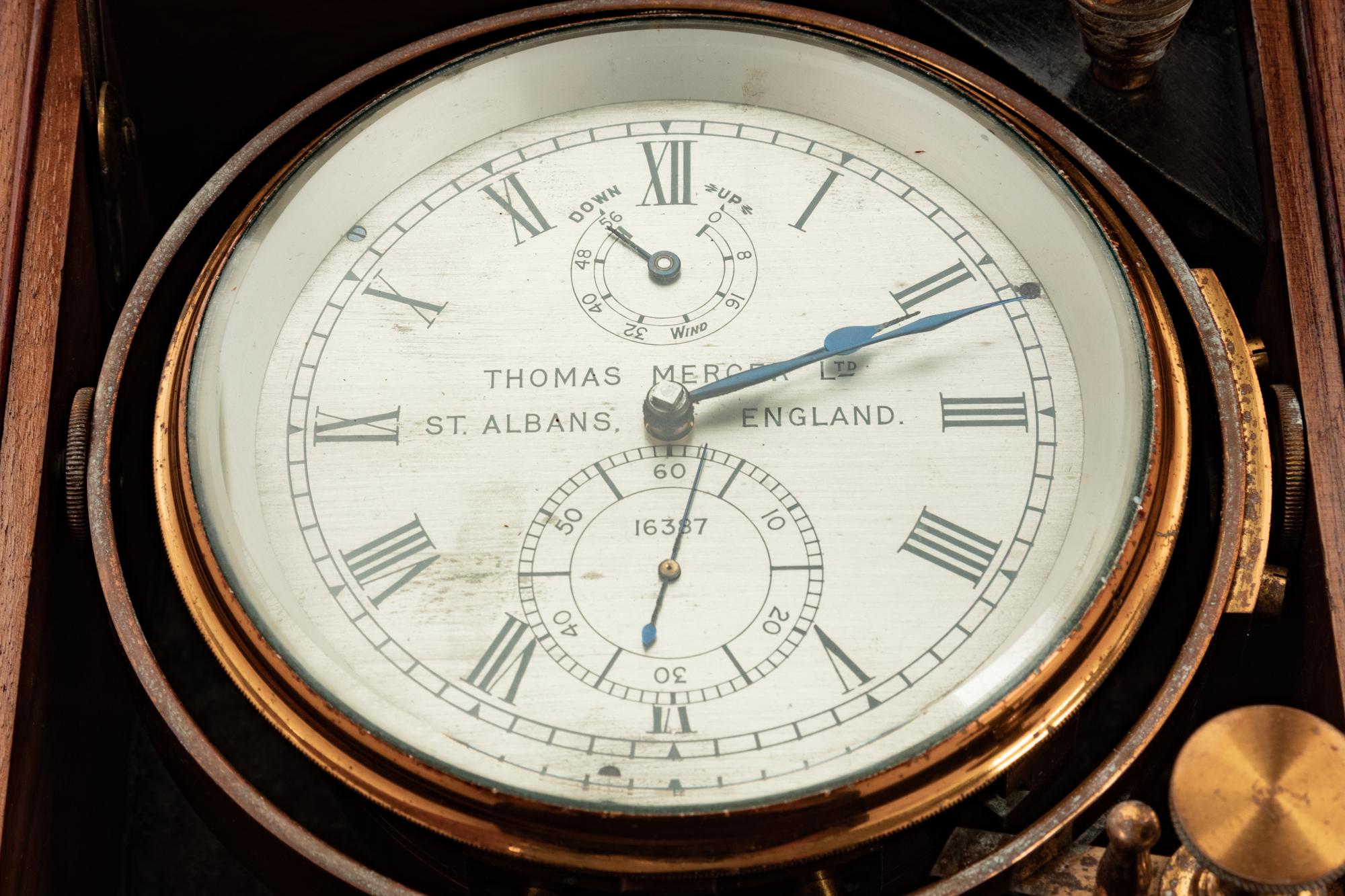 An English Mahogany Cased Three-Day Ship's Chronometer