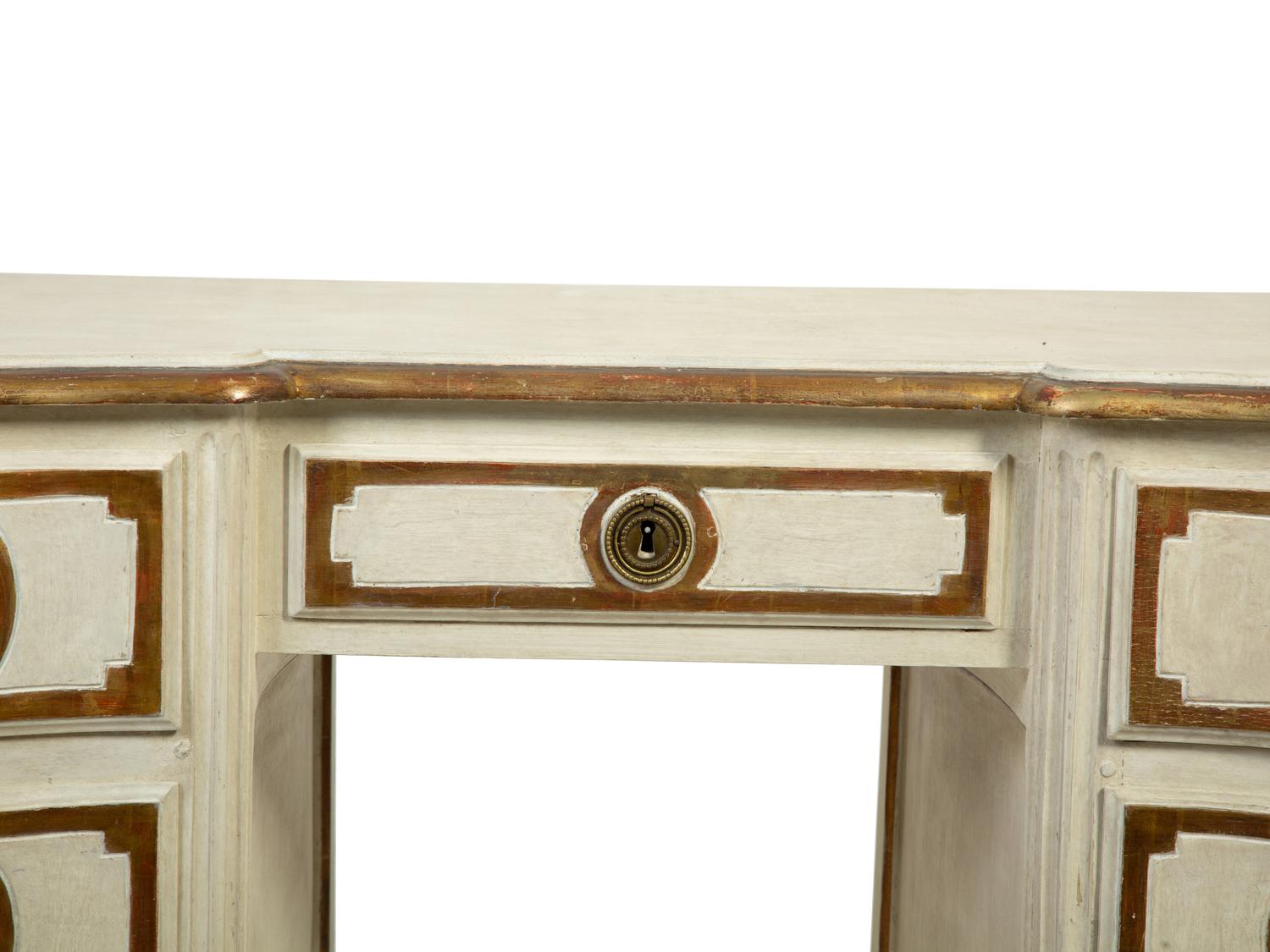 A Venetian Style Painted and Parcel Gilt Dressing Table — EARLY 20TH CENTURY