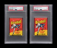 A Group of Sealed Unopened Wax Packs of 1975 Topps Mini Baseball Cards (PSA 7 NM)