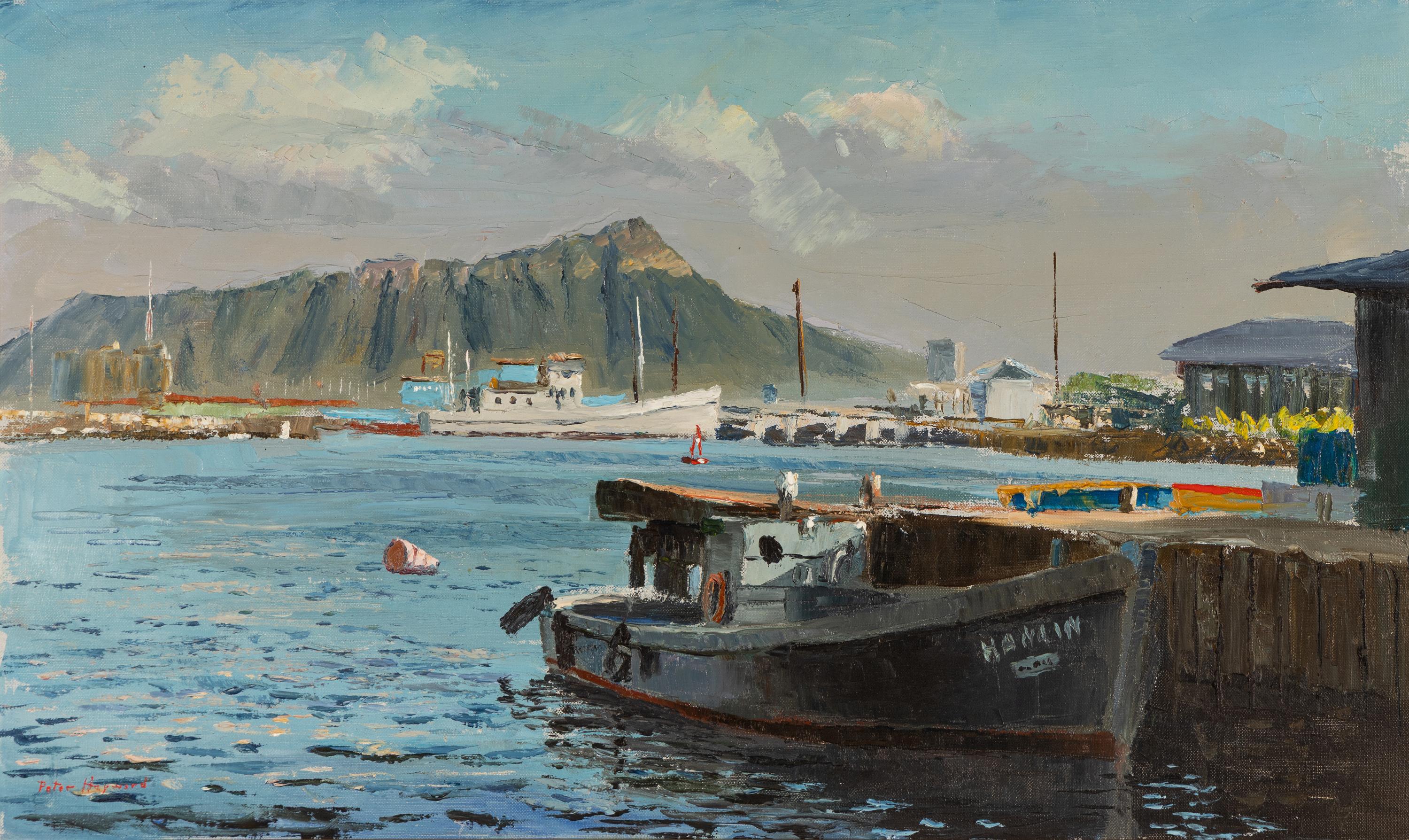 Peter Hayward (American, 1905–1993) — Diamond Head from Fisherman's Wharf