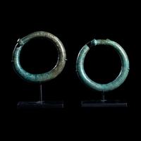 A Pair of European Bronze Bracelets