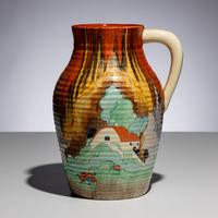 Clarice Cliff (English, 1899–1972) — Forest Glen pattern Jug