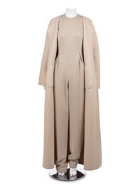 Geoffrey Beene Pantsuit and Coat, Fall 1994