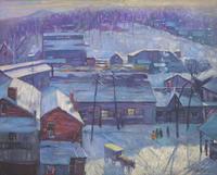 Carl William Peters (American, 1897–1980) - Snowscape