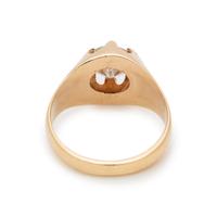 YELLOW GOLD AND CLARITY ENHANCED DIAMOND RING
