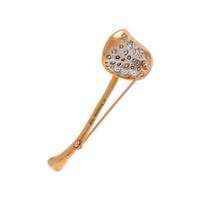 TIFFANY & CO., YELLOW GOLD AND DIAMOND BROOCH