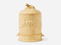 A Wedgwood Caneware Cheese Dish and Cover,