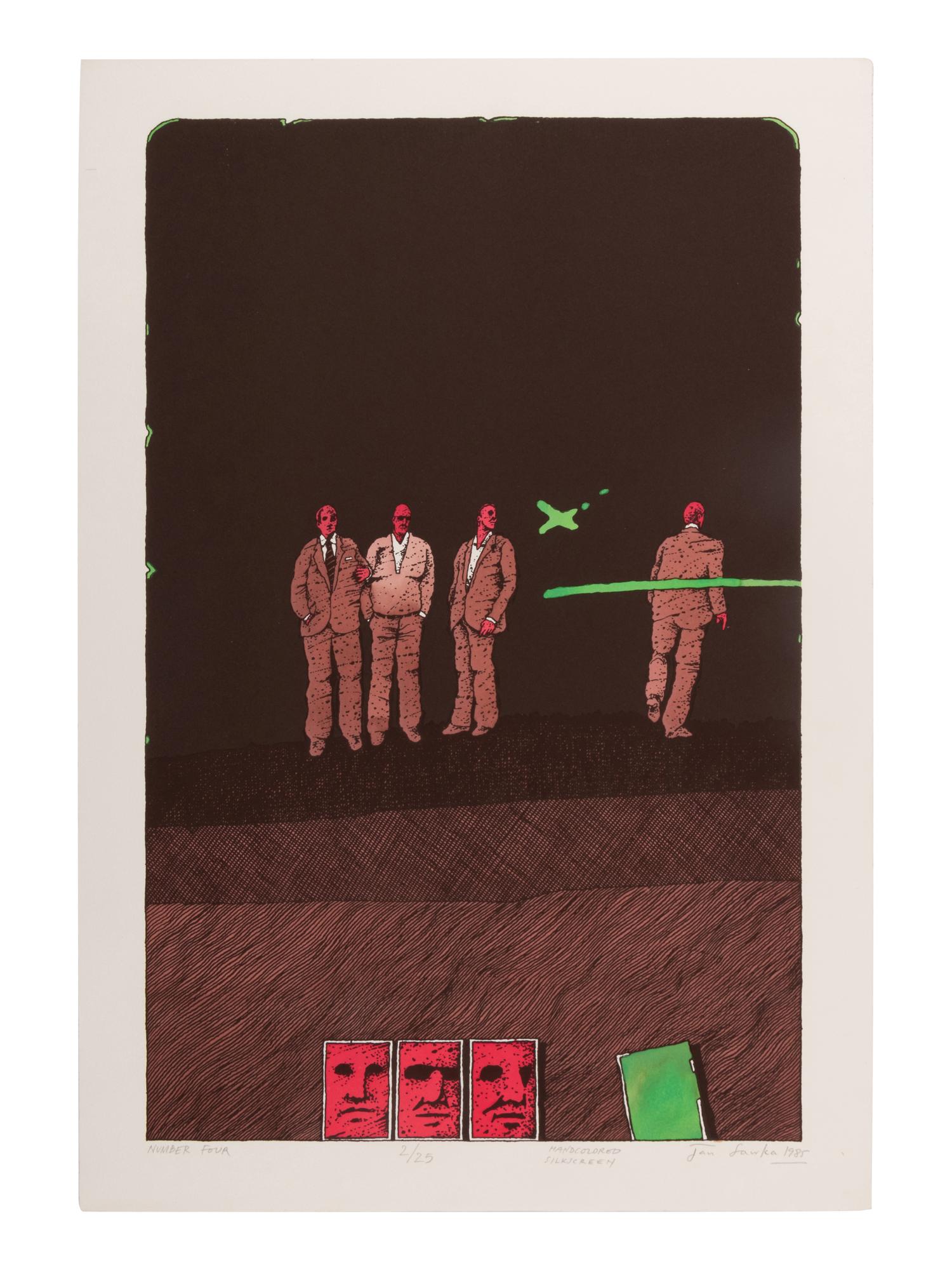 Eight Silk Screens (complete portfolio including cloth case)
