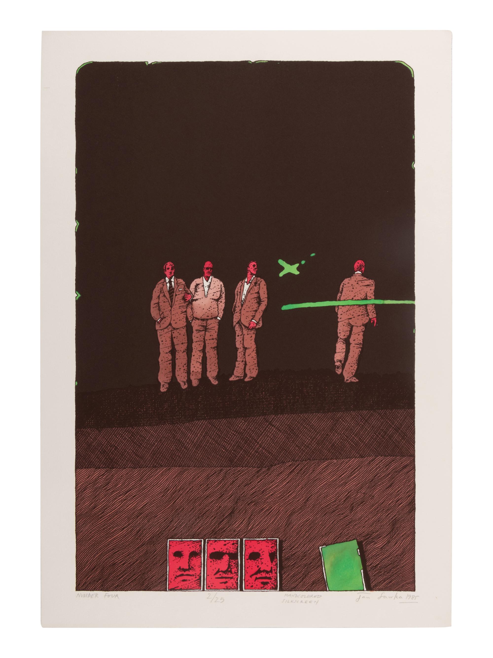 Eight Silk Screens (complete portfolio including cloth case)