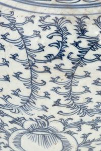 10 Chinese Blue and White Porcelain 'Foliate' Jars