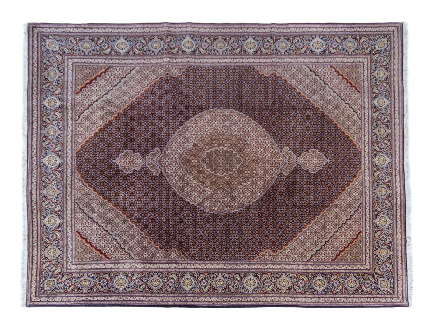 A Bidjar Wool Rug Approximately 9 x 12 feet.