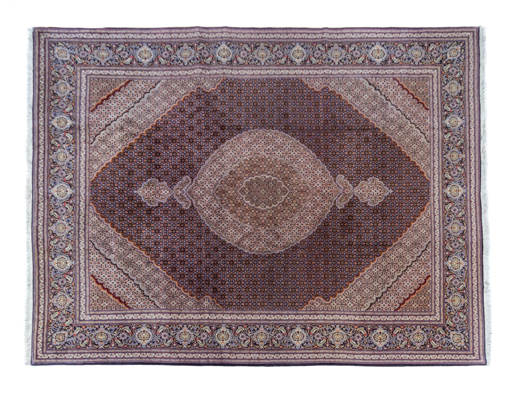 A Bidjar Wool Rug Approximately 9 x 12 feet.
