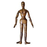 An Articulated Wood Artist's Drawing Model 9" W x 4" D x 32.5" H — France, Circa 1910