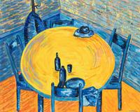 Joe Zucker (American, 1941-2024) — The Table, 1962