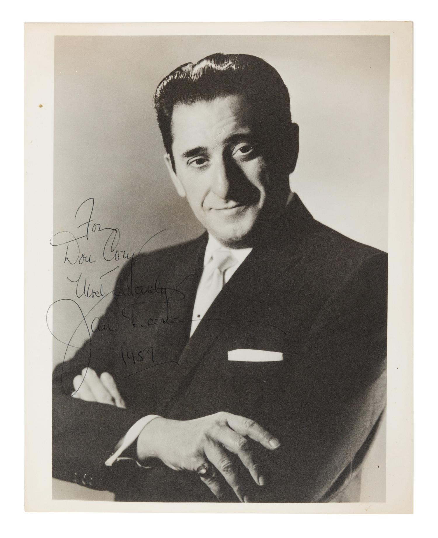 [20TH-CENTURY OPERA SINGERS]. A group of 6 signed photographs of opera singers from the 1950s-1960s, comprising images of: