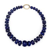 LAPIS LAZULI BEAD NECKLACE