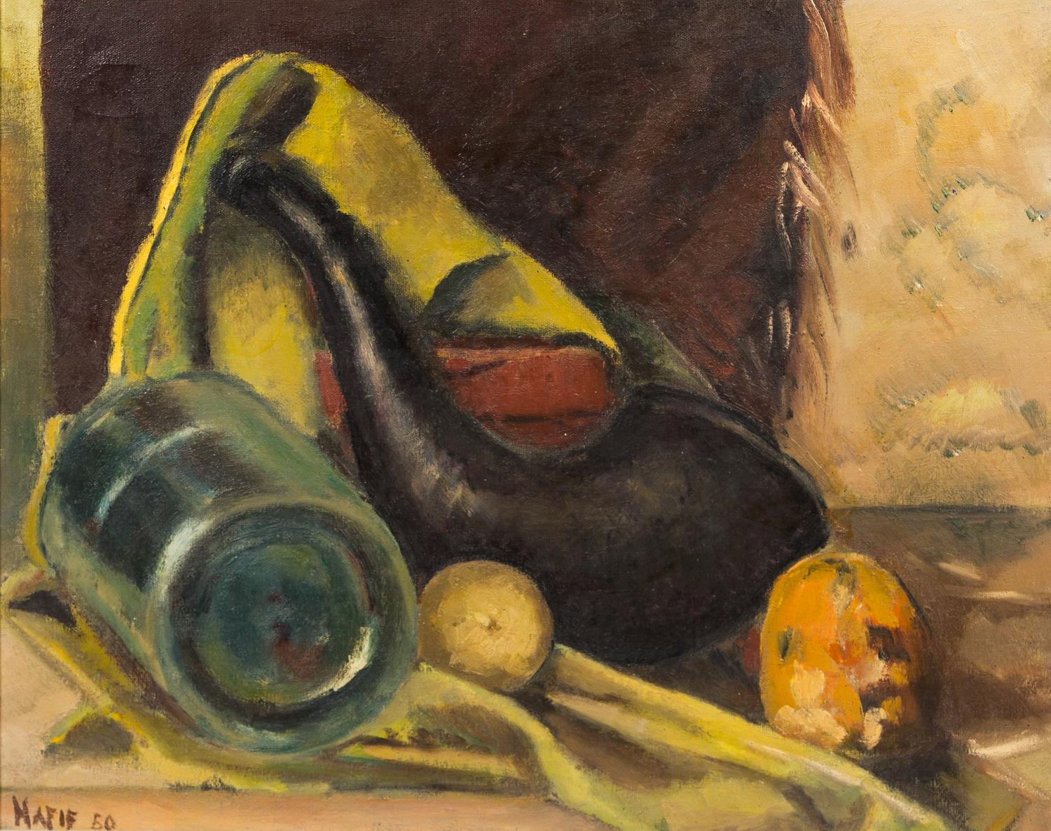 Marcia Hafif, (American, b. 1927), Untitled (Still Life), 1950