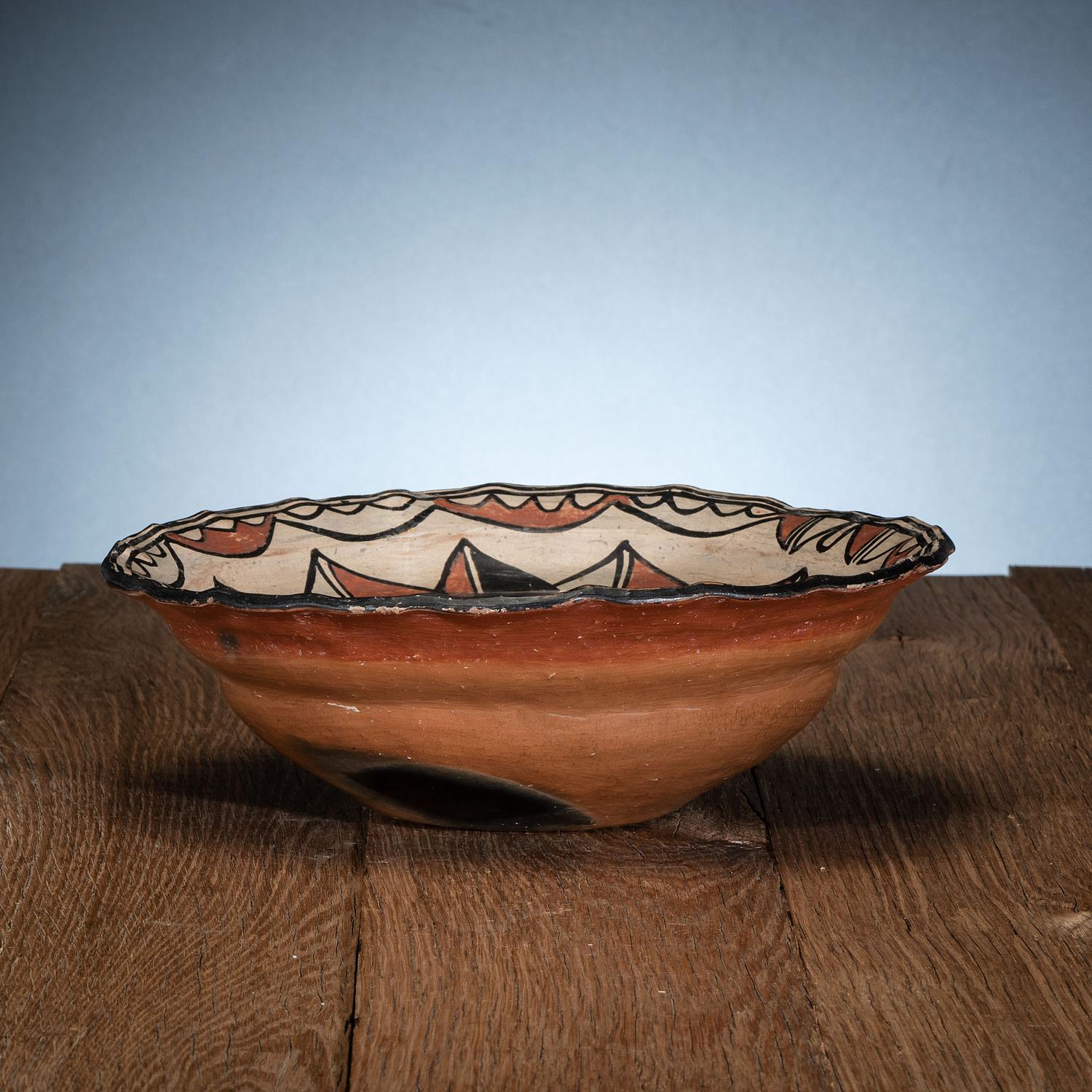 Tesuque Polychrome Bowl