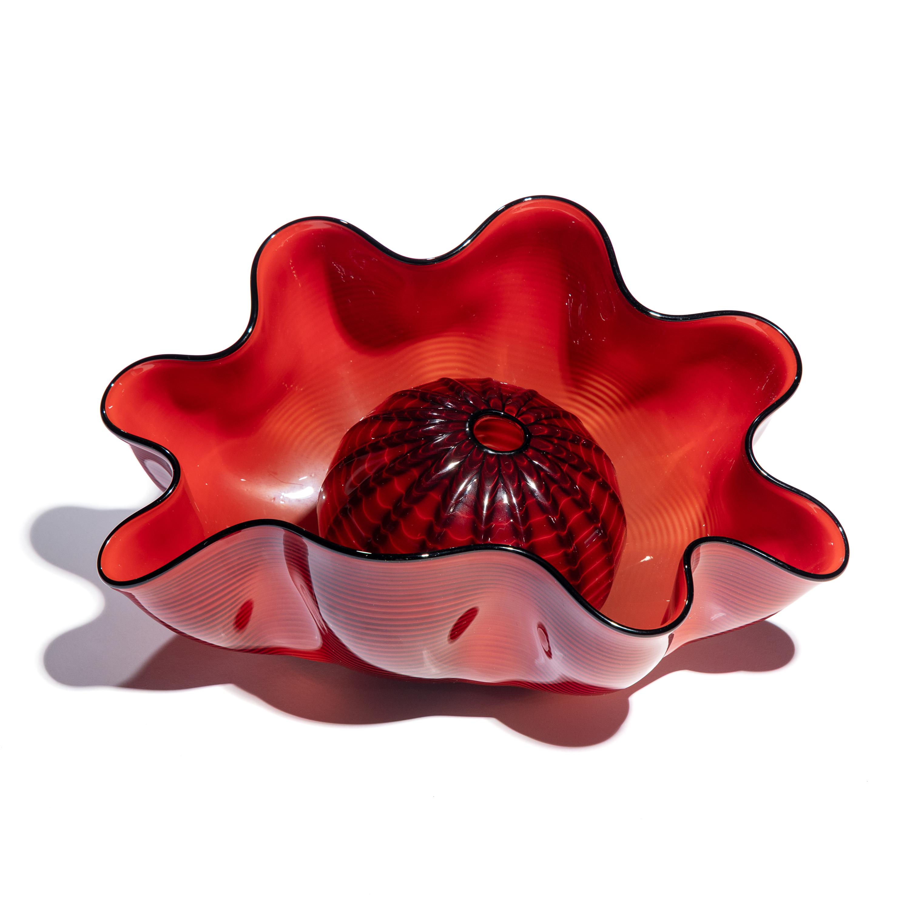 Dale Chihuly (American, b. 1941) — Red Seaform Set, 1995
