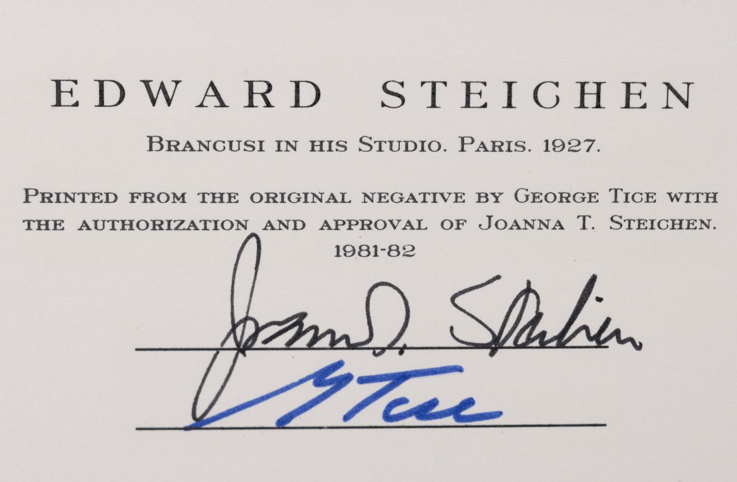 A group of twenty-one photographs (from Twenty-five Photographs printed by George Tice with labels signed by George Tice and Joanna Steichen)