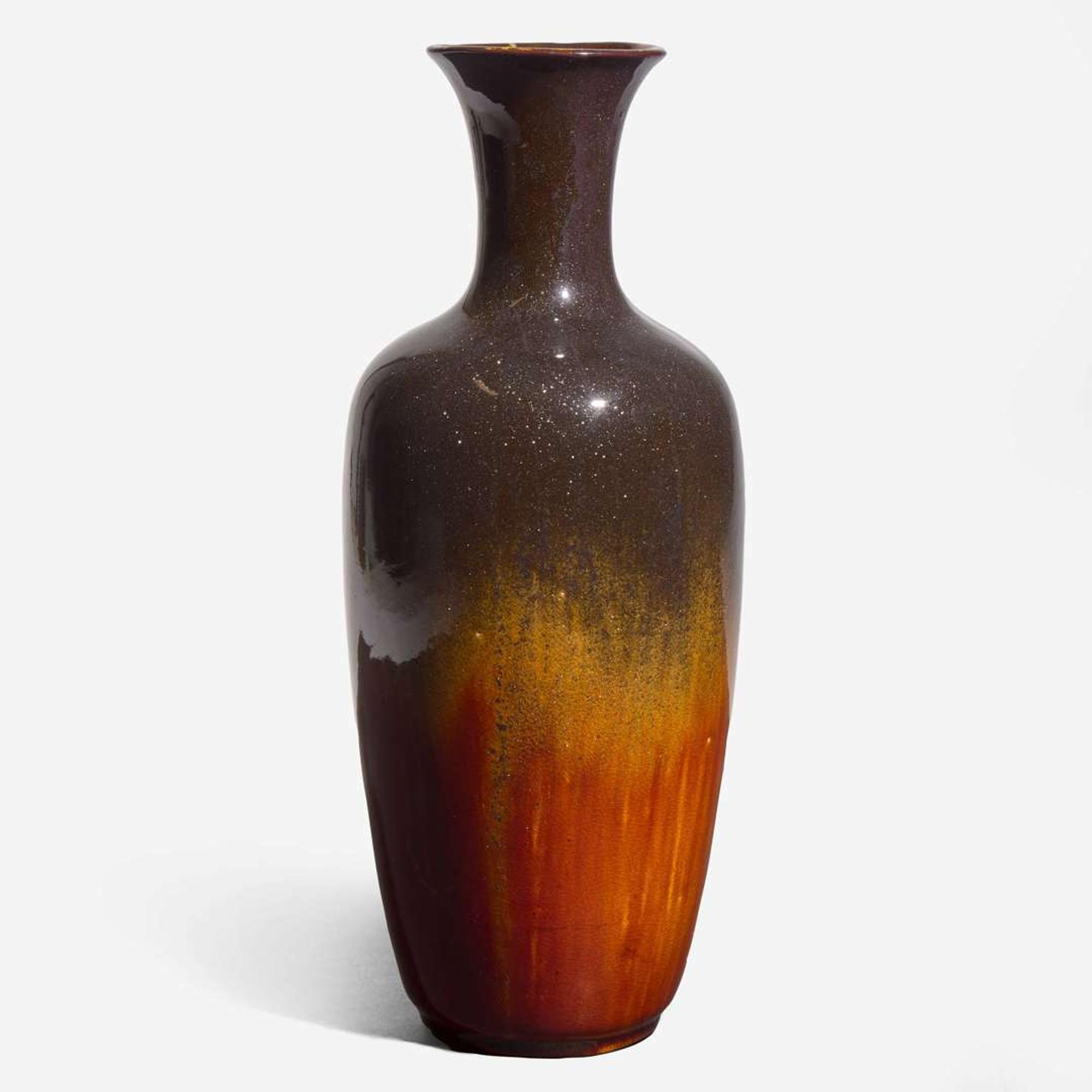 William Day Gates (American, 1852-1935) Vase, Teco Pottery, Chicago, Illinois, USA, circa 1910s