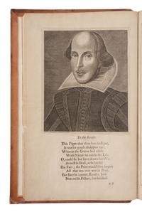 SHAKESPEARE, William (1564-1616). Mr. William Shakespear's Comedies, Histories, and Tragedies. Published according to the true Original Copies. Unto which is added, SEVEN PLAYS, Never before Printed in Folio . London, Printed for H. Herringman, E. Brewster, R. Chiswell, and R. Bentley, 1685.