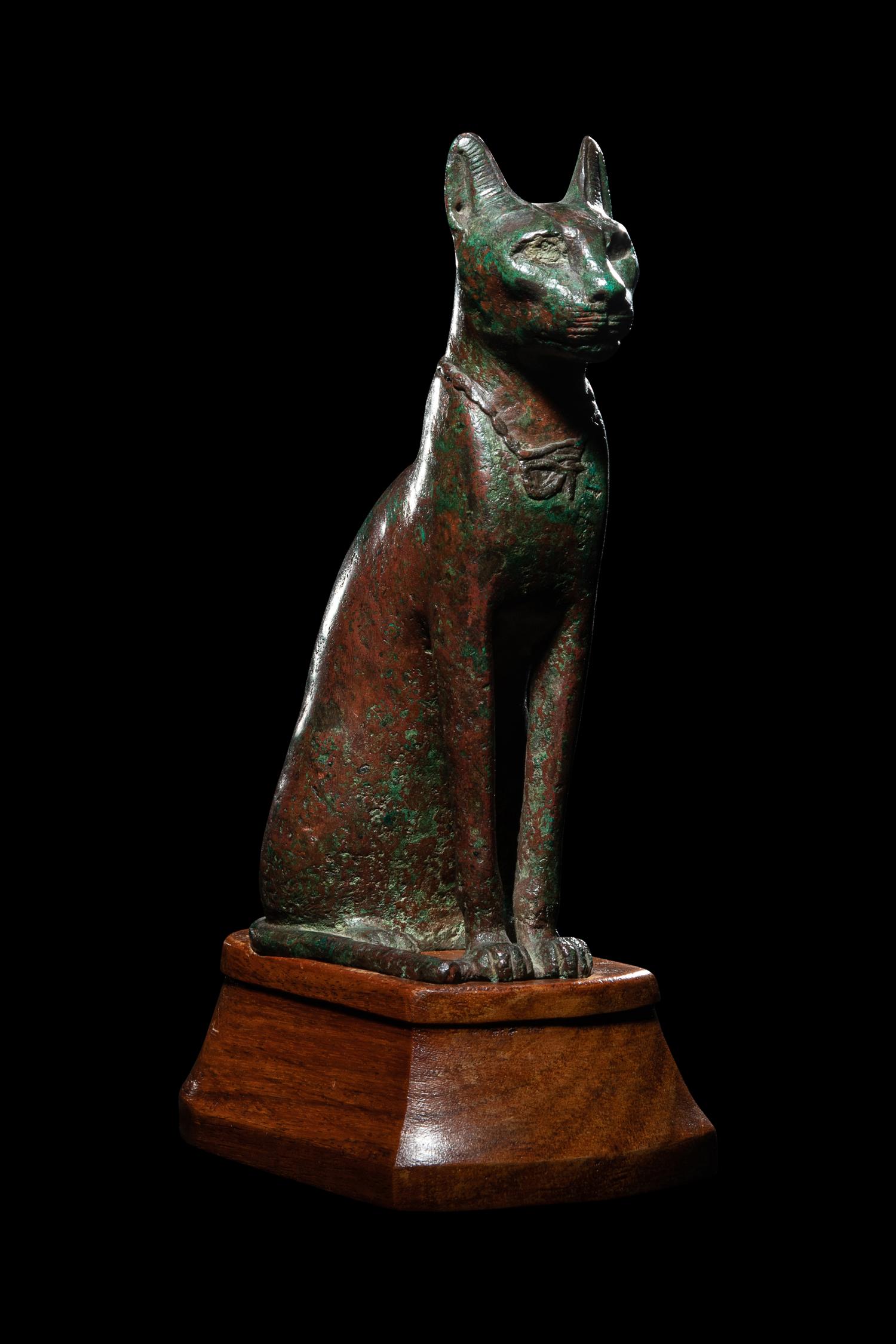 An Egyptian Bronze Cat