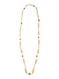 Couture Sautoir Necklace Attributed to Chanel by Robert Goossens, c. 1954-74
