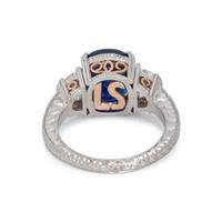 SAPPHIRE AND DIAMOND RING