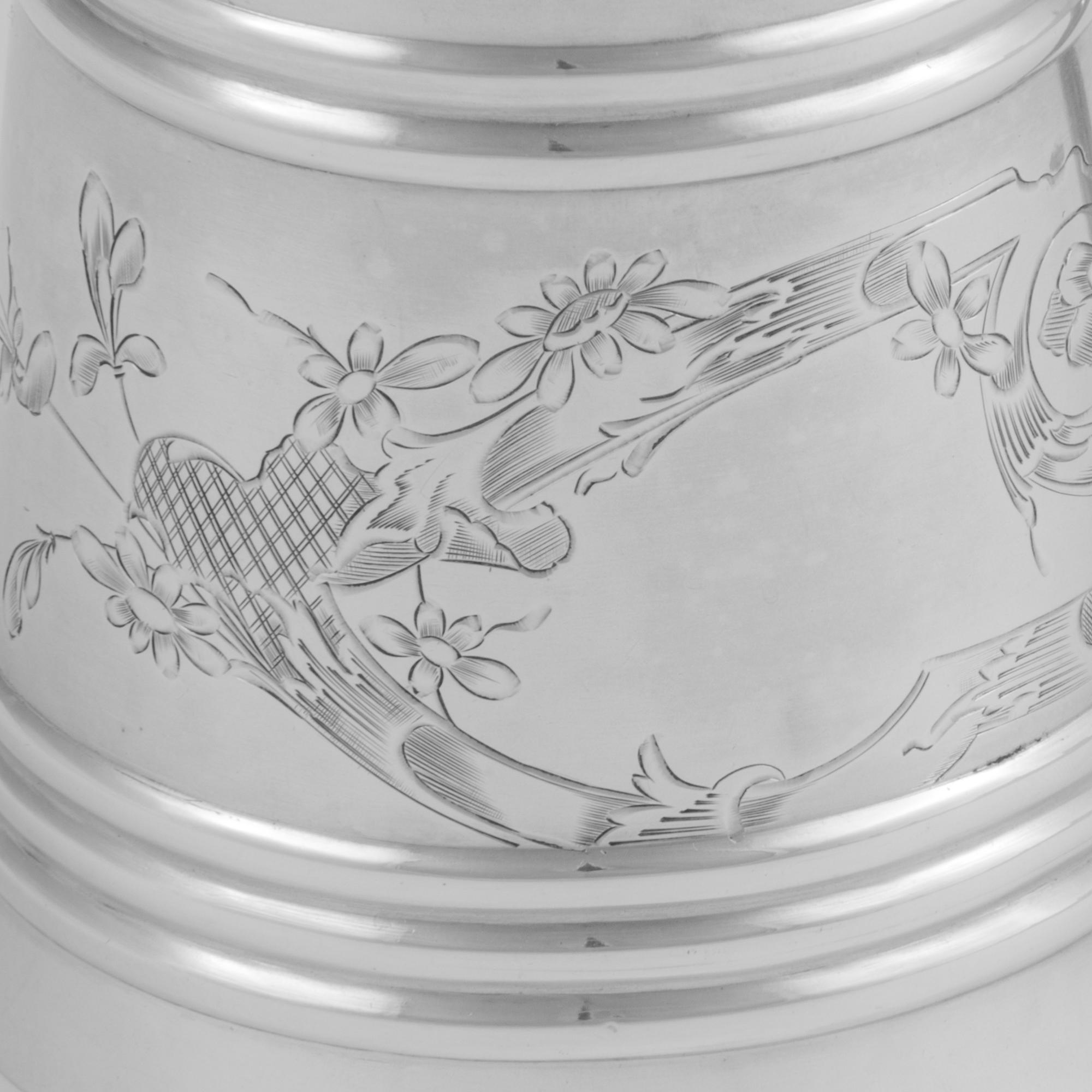A Russian Silver Tankard