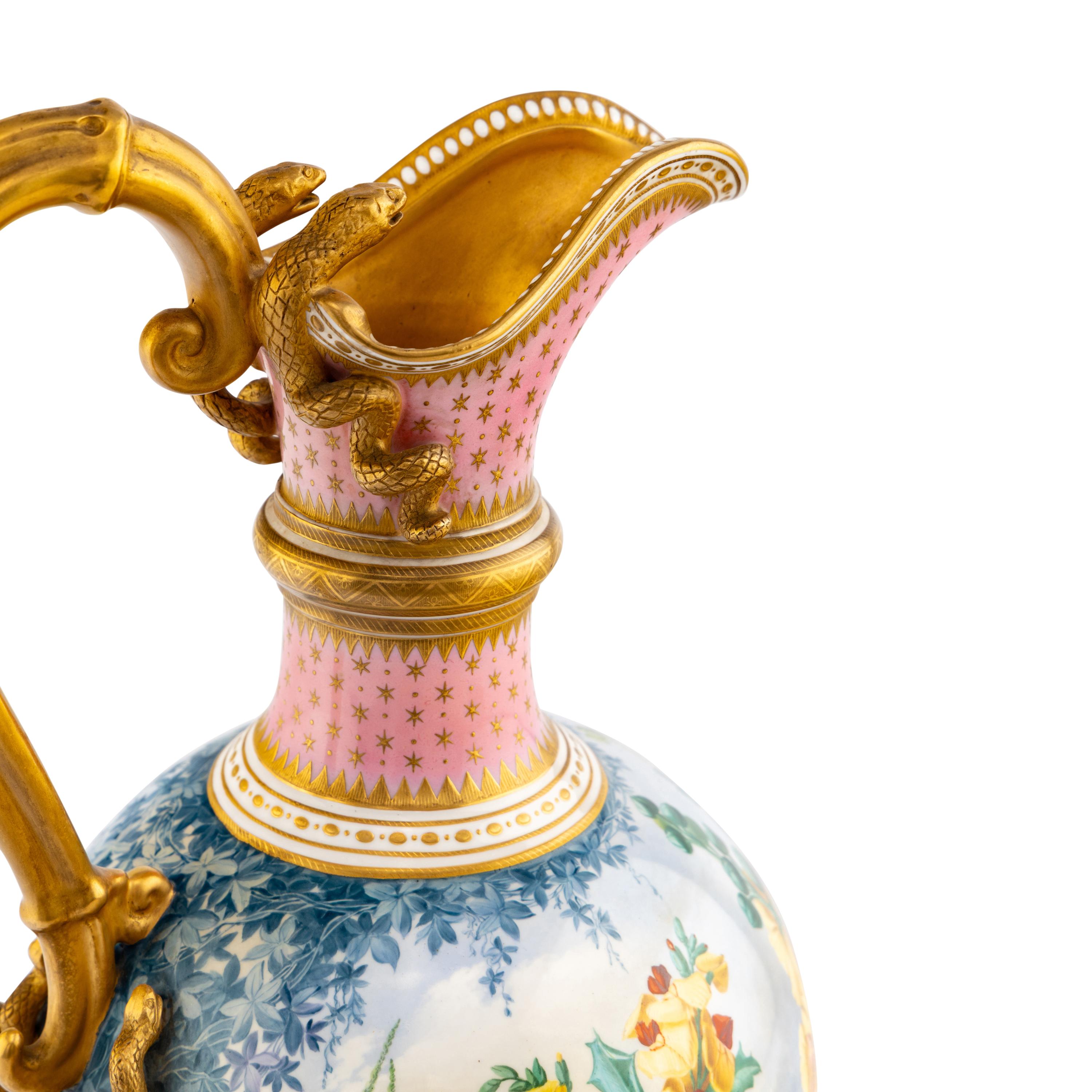 A Copeland Porcelain Ewer
