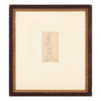 Camille Pissarro (Danish/French, 1830-1903) — Soldat Barbu de Profil